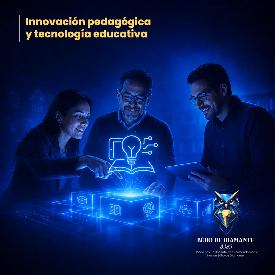 Pieza de campaña del eje temático Innovación pedagógica y tecnología educativa