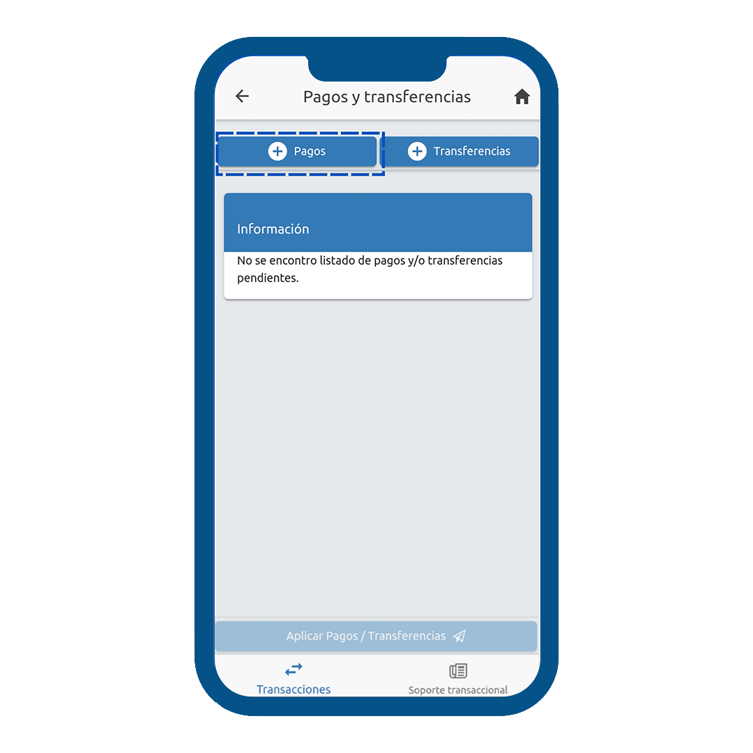 Paso 6 del instructivo para pagar aportes sociales desde la app movil