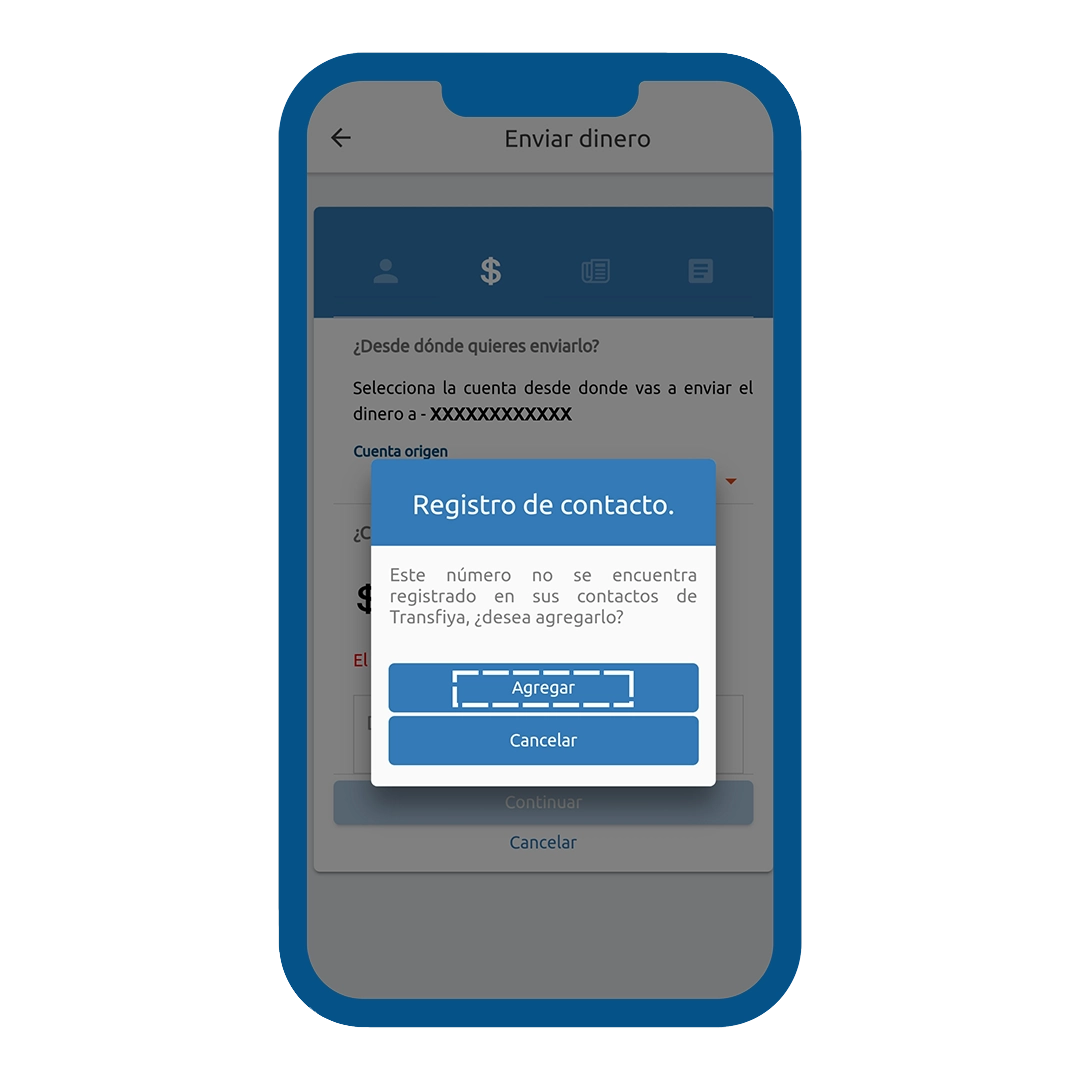 Registro del contacto