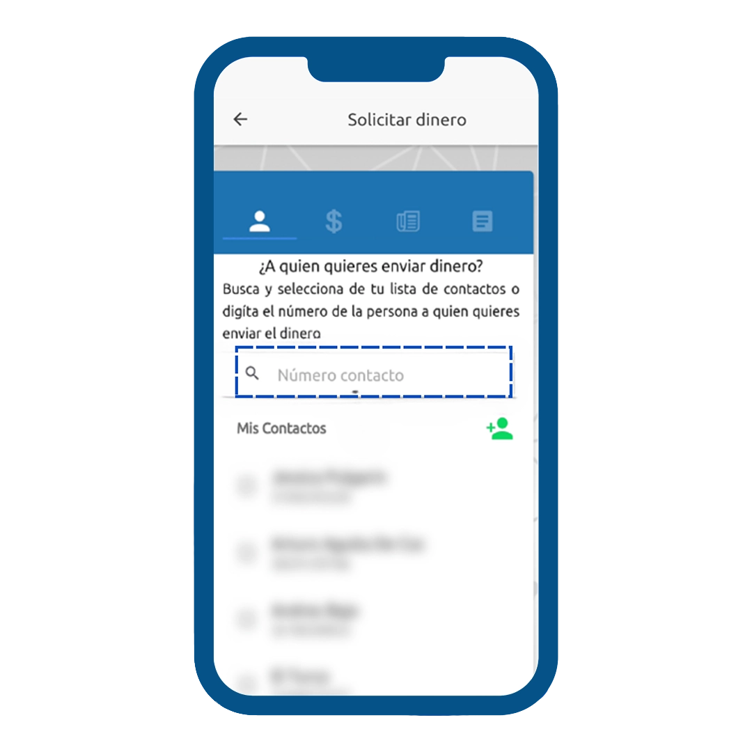 paso 7 para solicitar dinero por TransfiYA con Cooprofesores