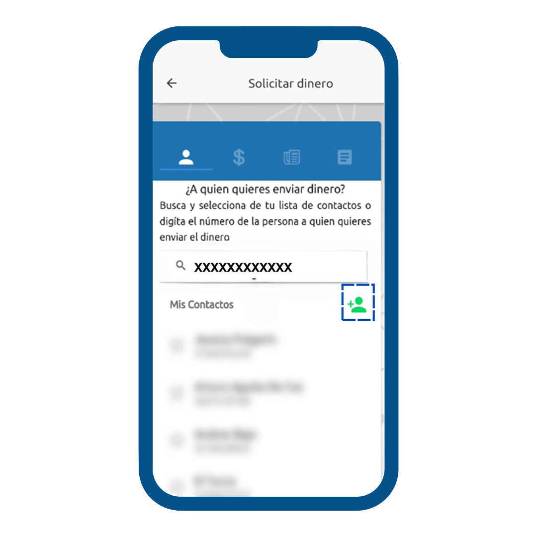 paso 8 para solicitar dinero por TransfiYA con Cooprofesores