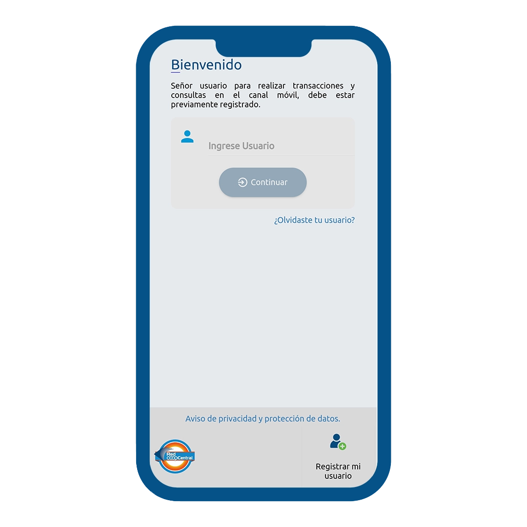 Transferencias Cooprofesores Paso 2 para transferencias de Cooprofesores desde la App